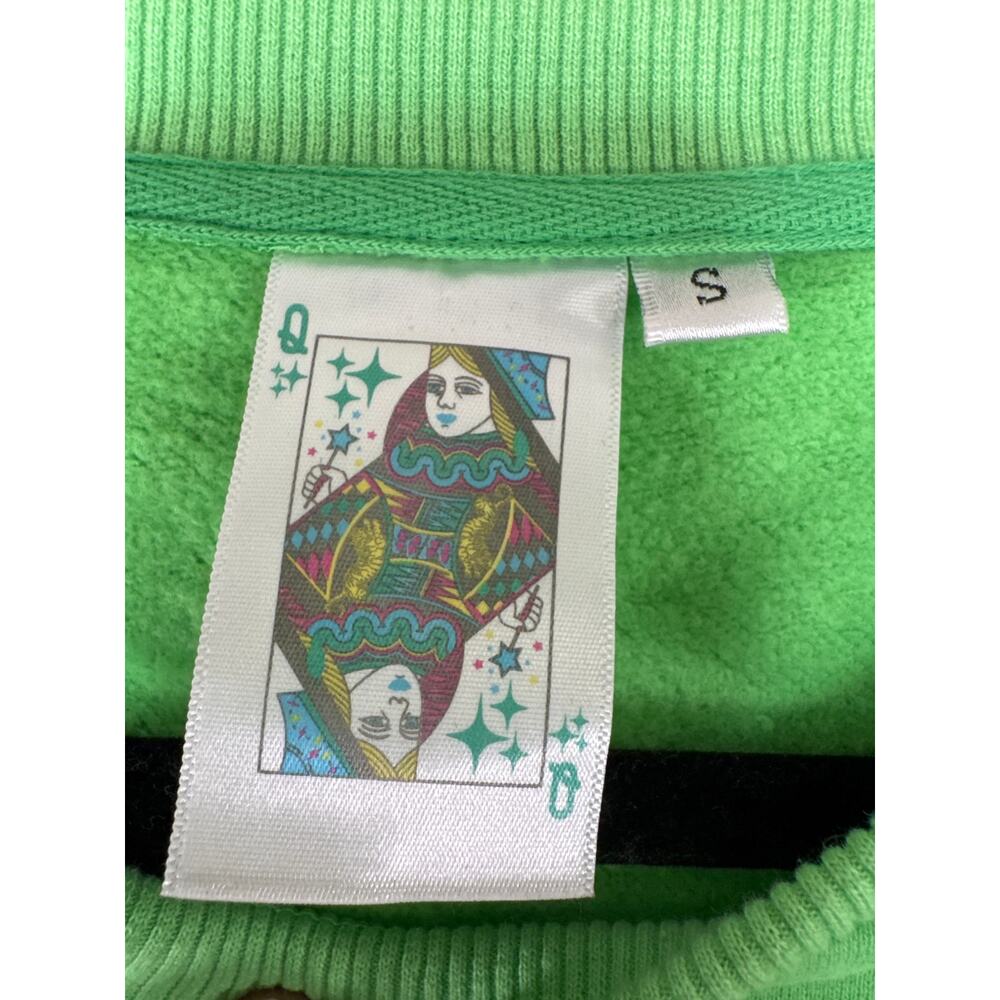 QUEEN OF SPARKLES Green and Black sweater dress size Small - Picture 8 of 10